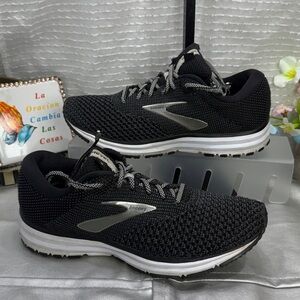 Brooks Black and Gray Athletic Shoes